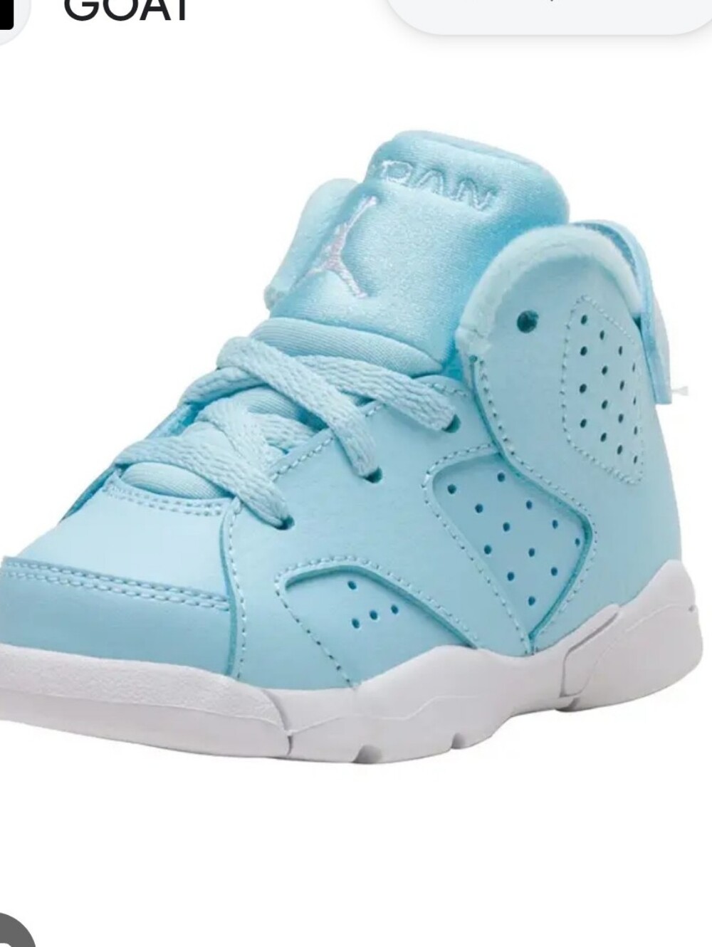 Jordan Kids Sneakers in Pastel Blue and White